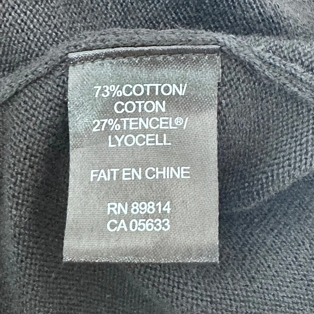 Stella Carakasi‎ Cardigan Tie Front Drape Knit Black Women's Small Elegant - Picture 4 of 7